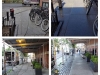 sidewalk cleaning collage nyc